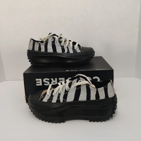 Women's Converse Run Star Hike Low Black 172037C - Picture 1 of 7